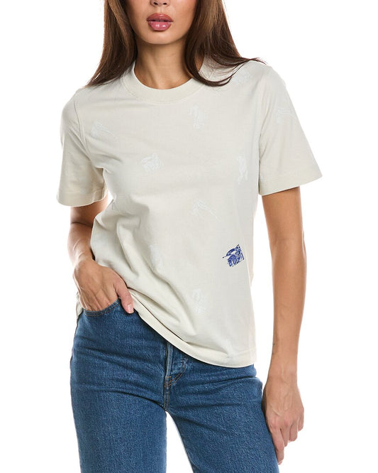 Burberry Equestrian Knight T-Shirt Beige