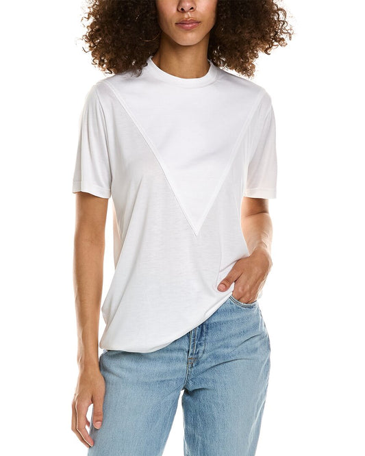 Burberry Silk-Blend T-Shirt Regular 4 (S) White