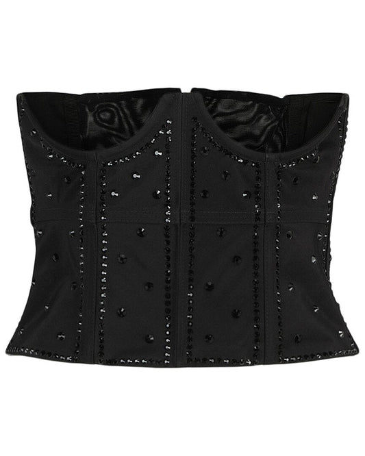Gucci Sequin Embroidered Corset Top
