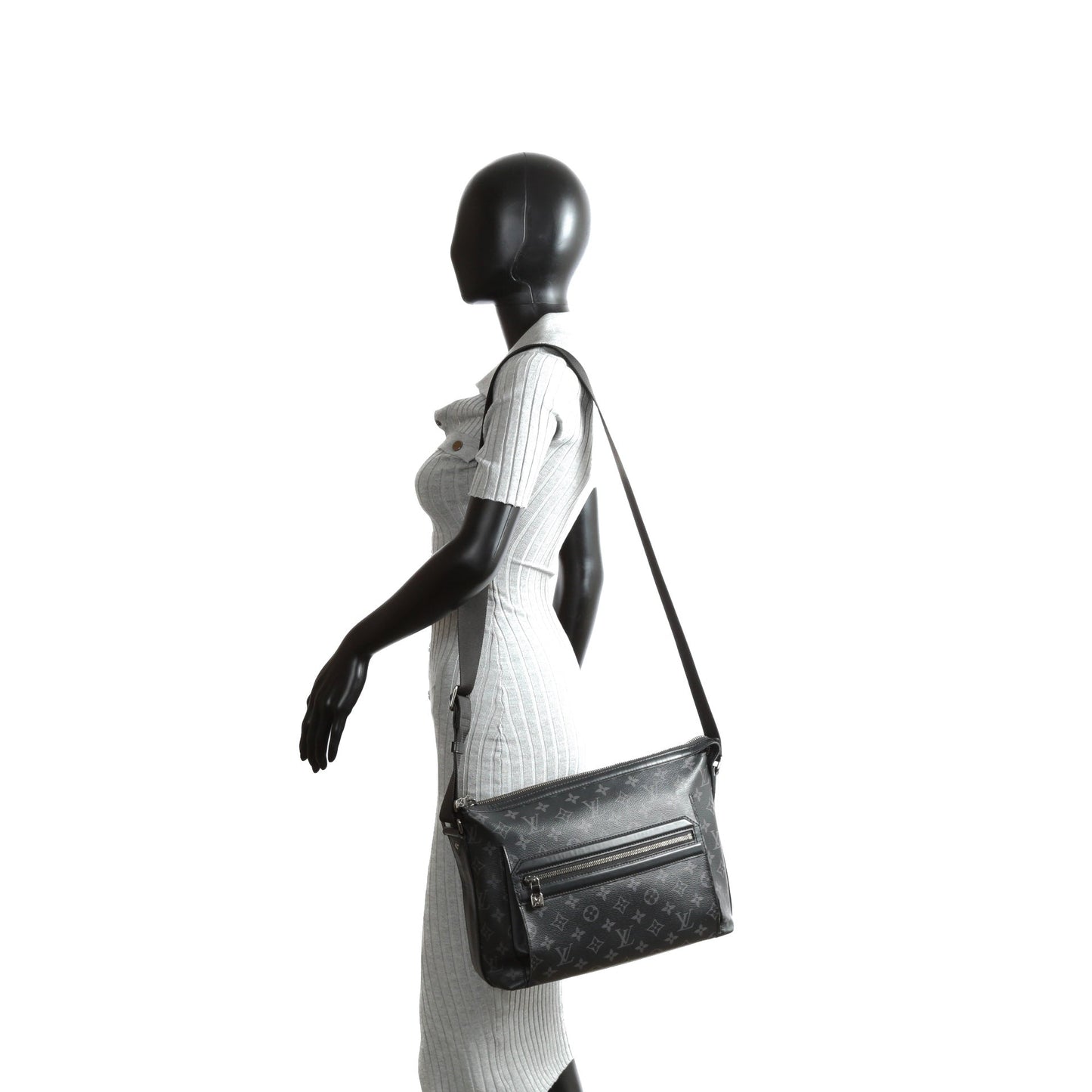 LOUIS VUITTON Odyssey Messenger PM-Monogram Eclipse-OUTLET FINAL SALE