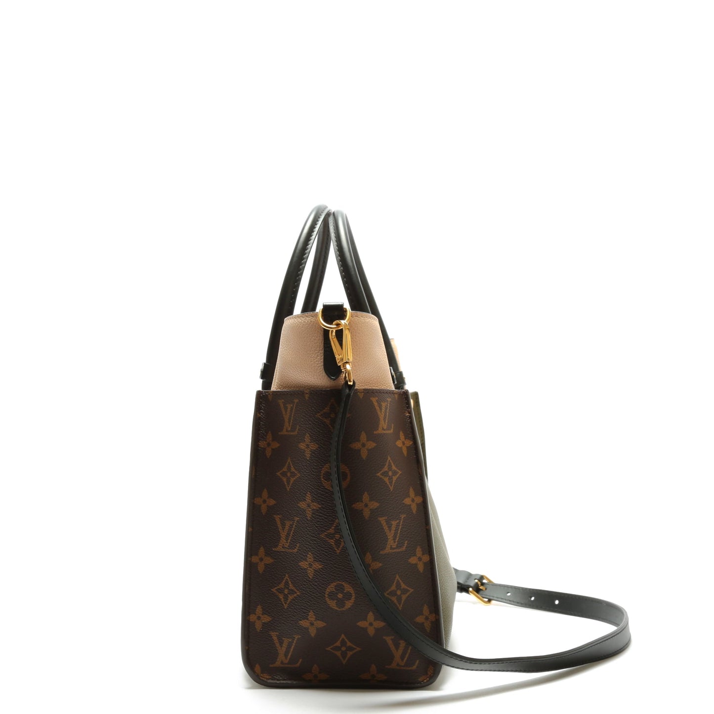 LOUIS VUITTON On My Side MM Laurel Green/Beige