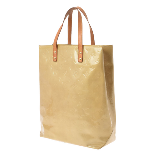 Louis Vuitton Beige Patent leather Reade handbag bag