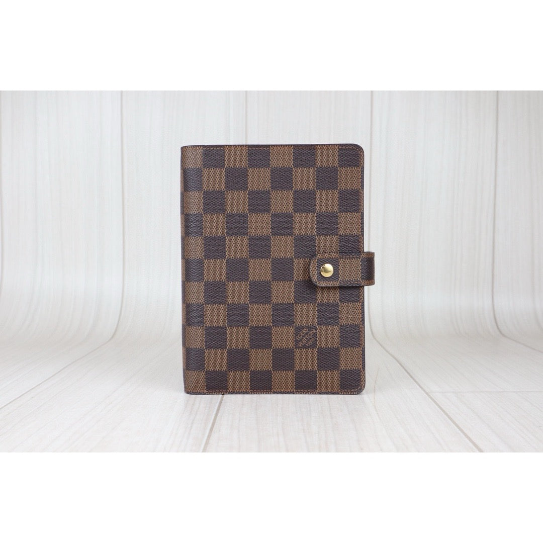 Rank SA ｜ LV Damier Agenda MM Notebook Cover ｜24080501