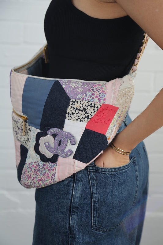 Hobo Patchwork Multi Crossbody Bag