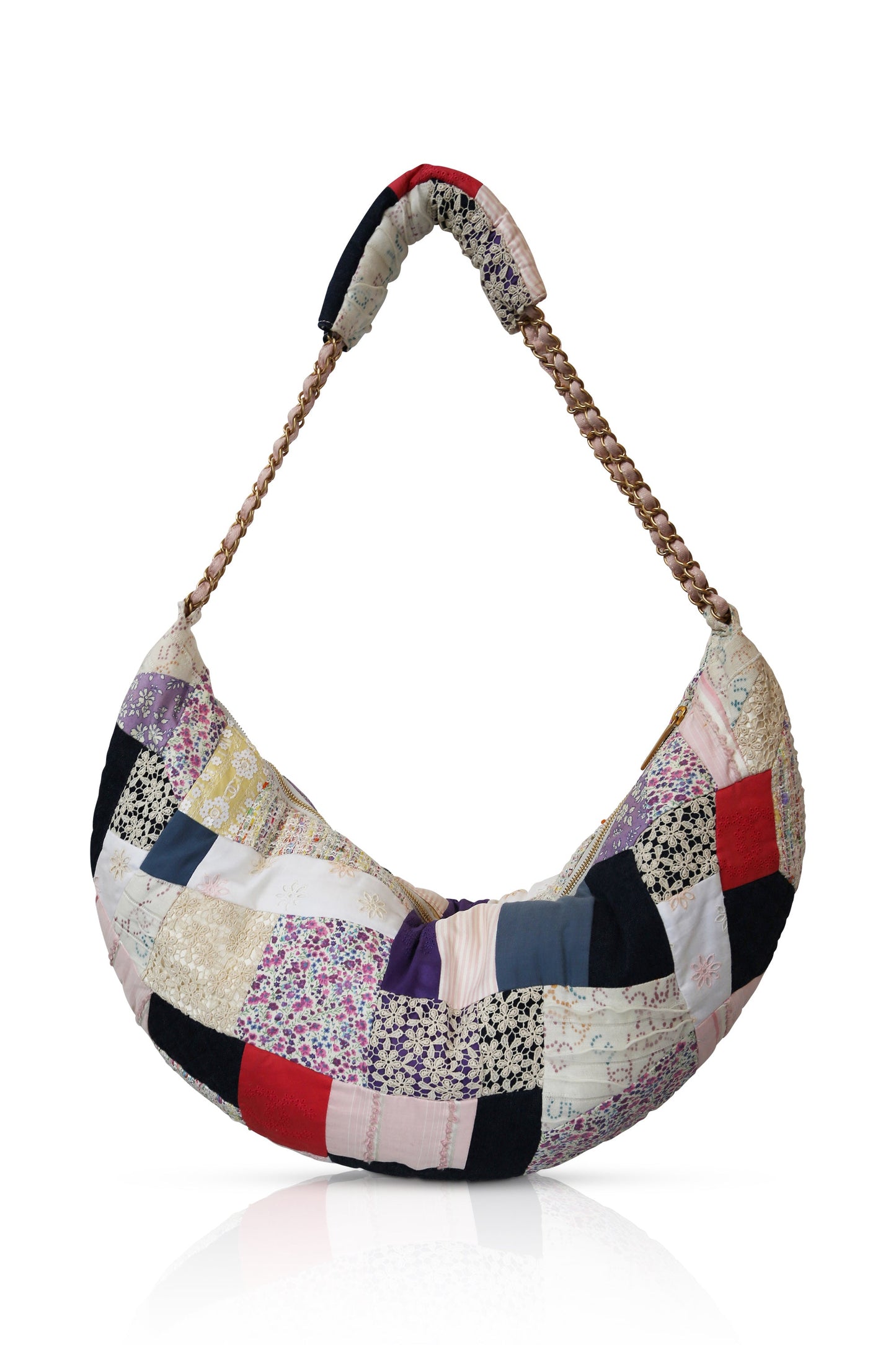 Hobo Patchwork Multi Crossbody Bag