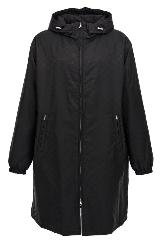 Gucci Men 'Gg' Long Down Jacket