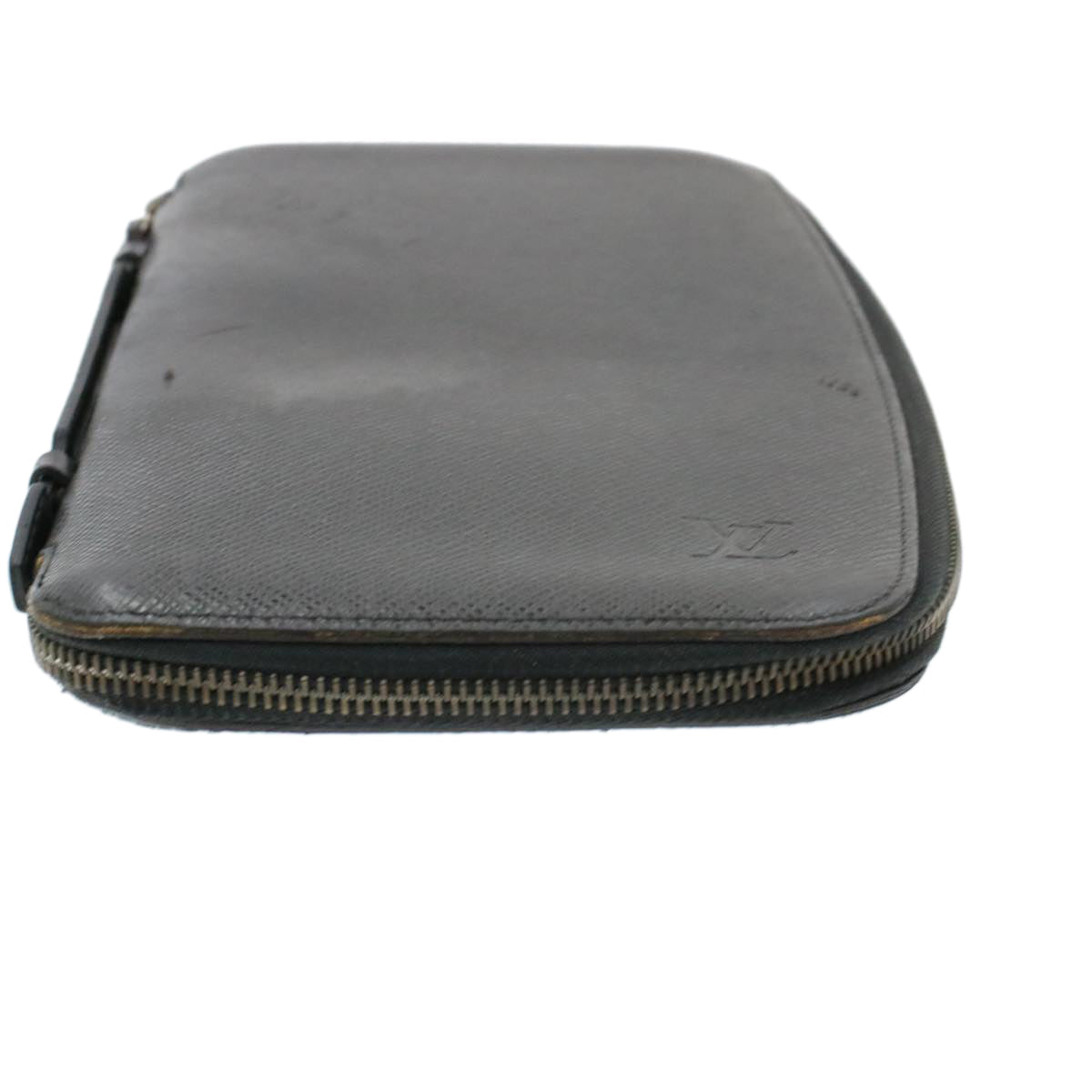 LOUIS VUITTON Taiga Leather Atoll Travel Case Ardoise M30652 LV Auth 14795
