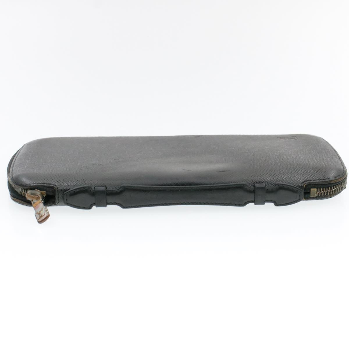 LOUIS VUITTON Taiga Leather Atoll Travel Case Ardoise M30652 LV Auth 14795