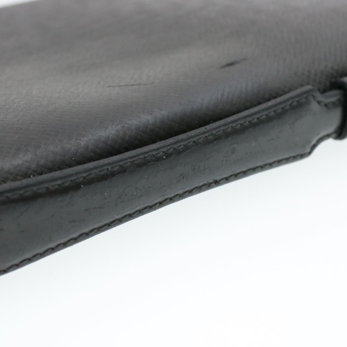 LOUIS VUITTON Taiga Leather Atoll Travel Case Ardoise M30652 LV Auth 14795