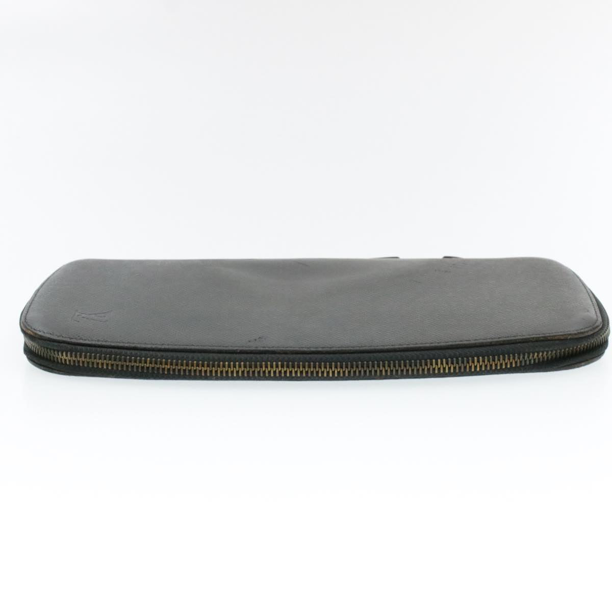 LOUIS VUITTON Taiga Leather Atoll Travel Case Ardoise M30652 LV Auth 14795