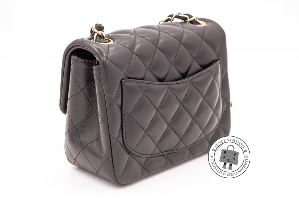 Chanel A Y Classic CC Flap Black /  Lambskin Mini Shoulder Bags Pbhw