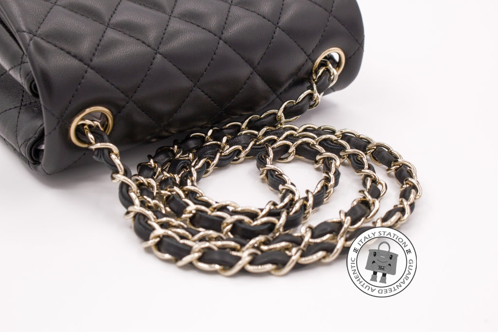 Chanel A35200 Y04059 Classic CC Flap Black   94305 Lambskin Mini Shoulder Bags Pbhw