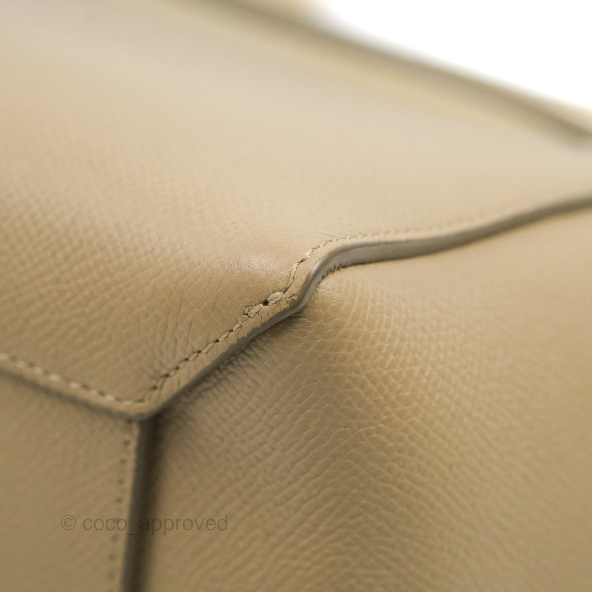 Celine Micro Belt Bag Light Taupe Grained Calfskin Gold Hardware