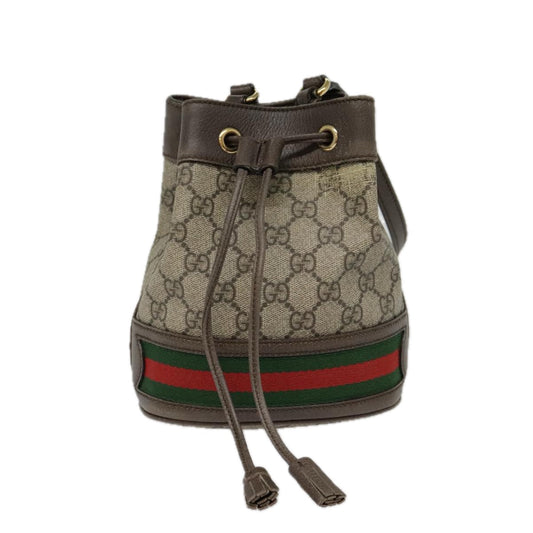Gucci Beige Canvas Shoulder Bag ()