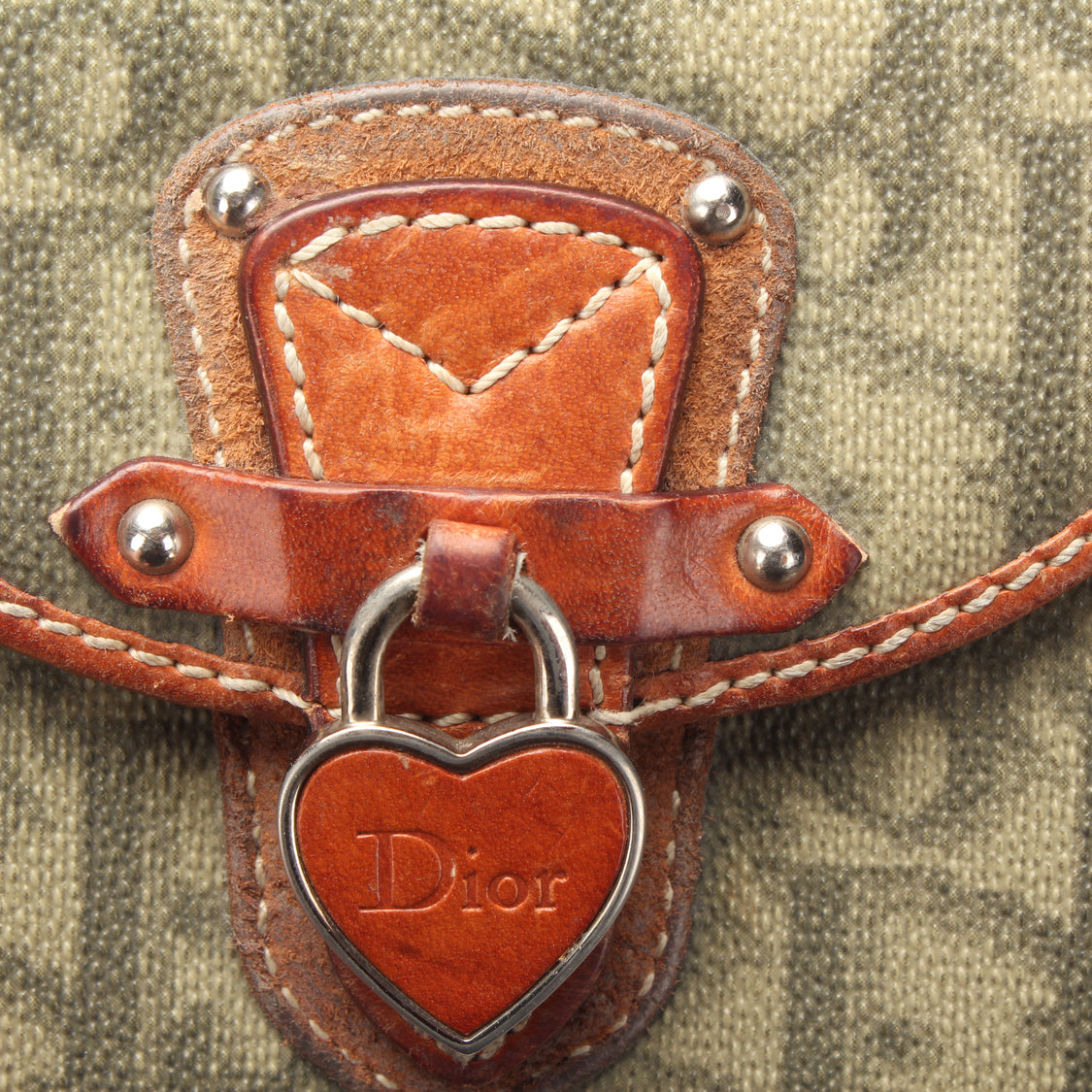Oblique Canvas Compact Wallet