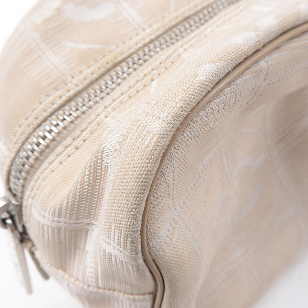 Chanel New Travel Line Nylon Jacquard Leather Mini Bag A