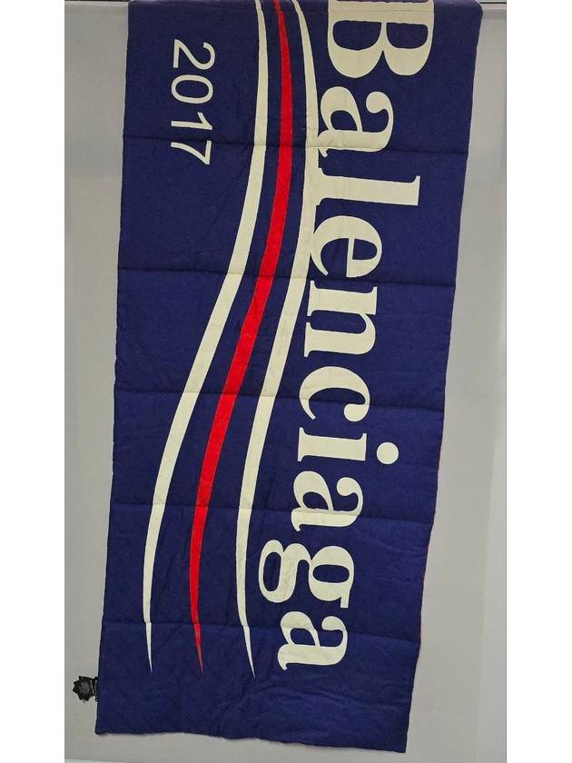 Luxury Balenciaga  Wave logo muffler