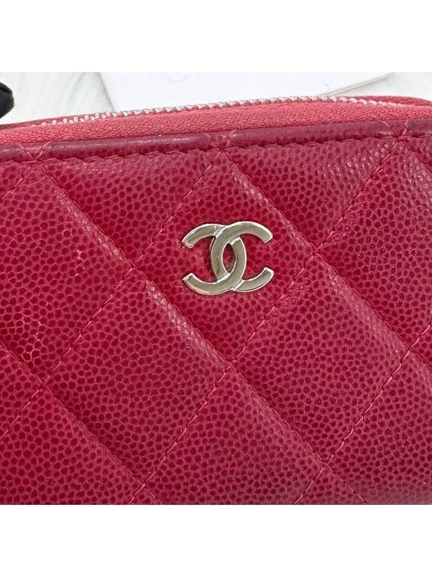 Caviar Classic Zipper Card Wallet A69271 Chanel