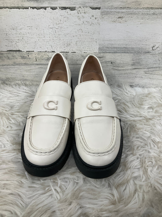 Shoes Designer By Coach In Cream, Size: 9