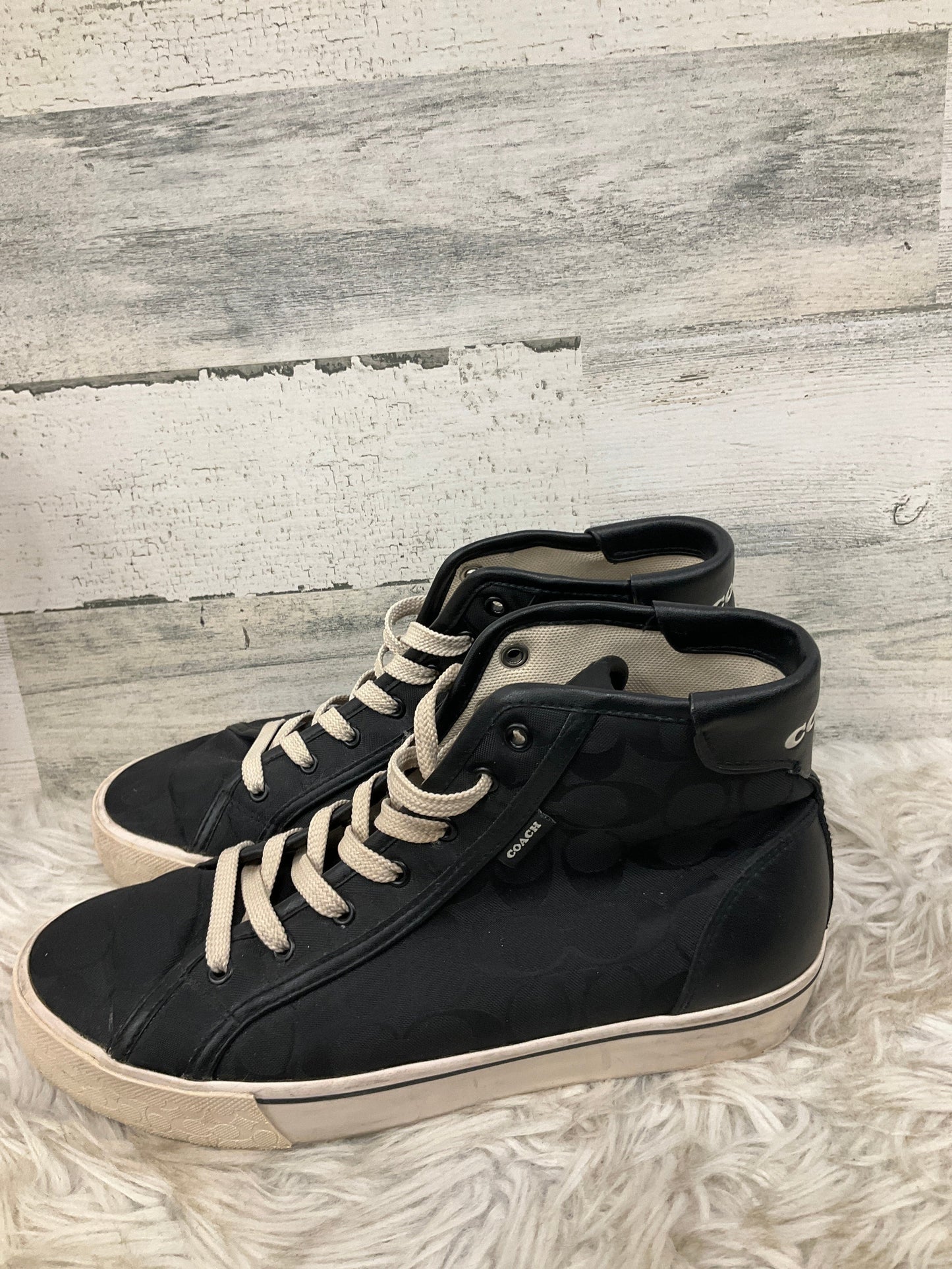 Shoes Designer By Coach In Black, Size: 9