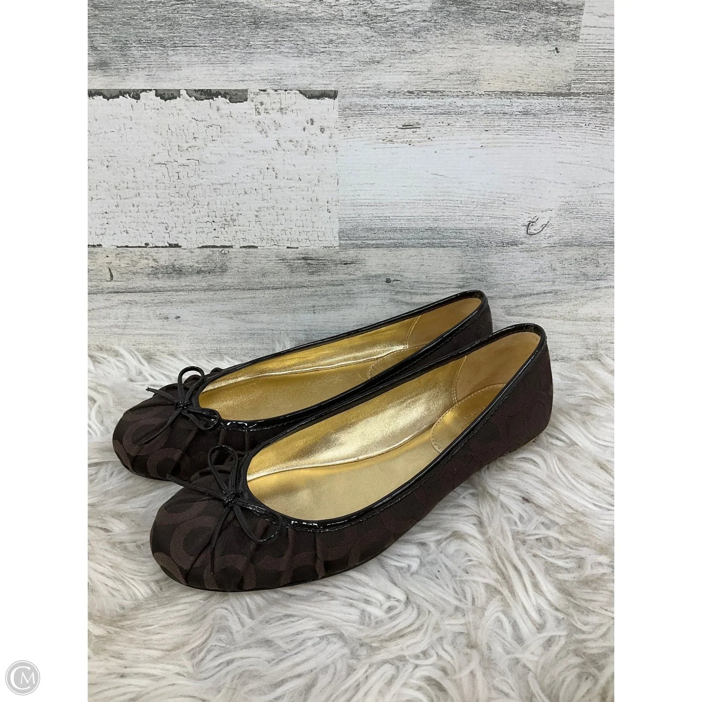 Shoes Designer By Coach In Brown, Size: 8