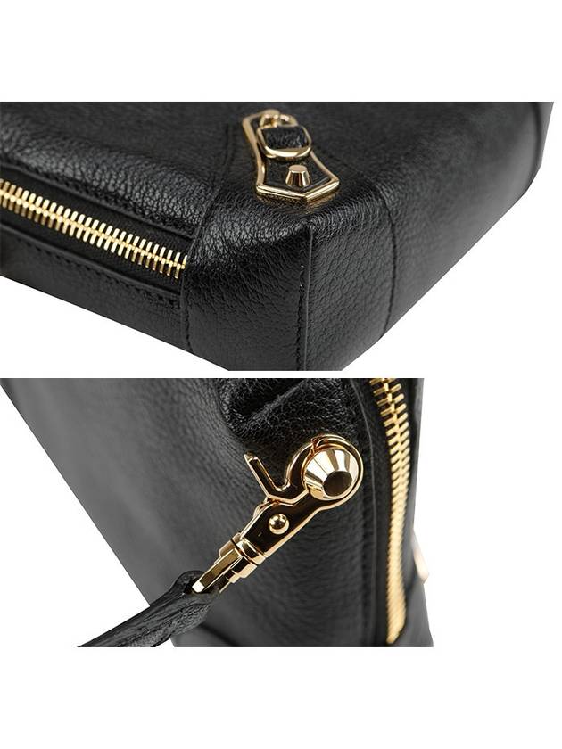 Luxury Balenciaga  Metal Reporter Mini Cross Bag Black