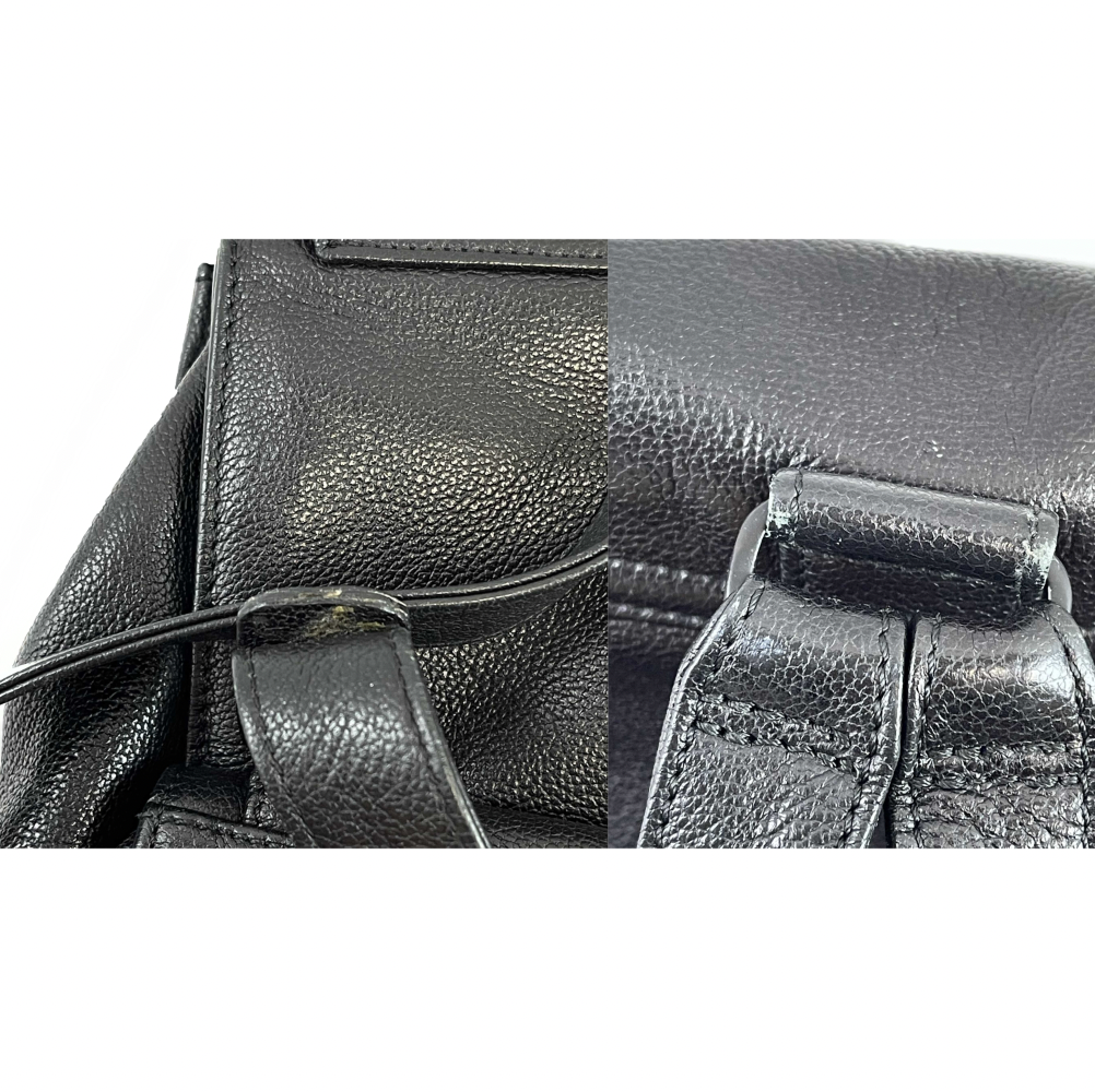 CHANEL Vintage 90's Caviar CC Black Backpack Bag