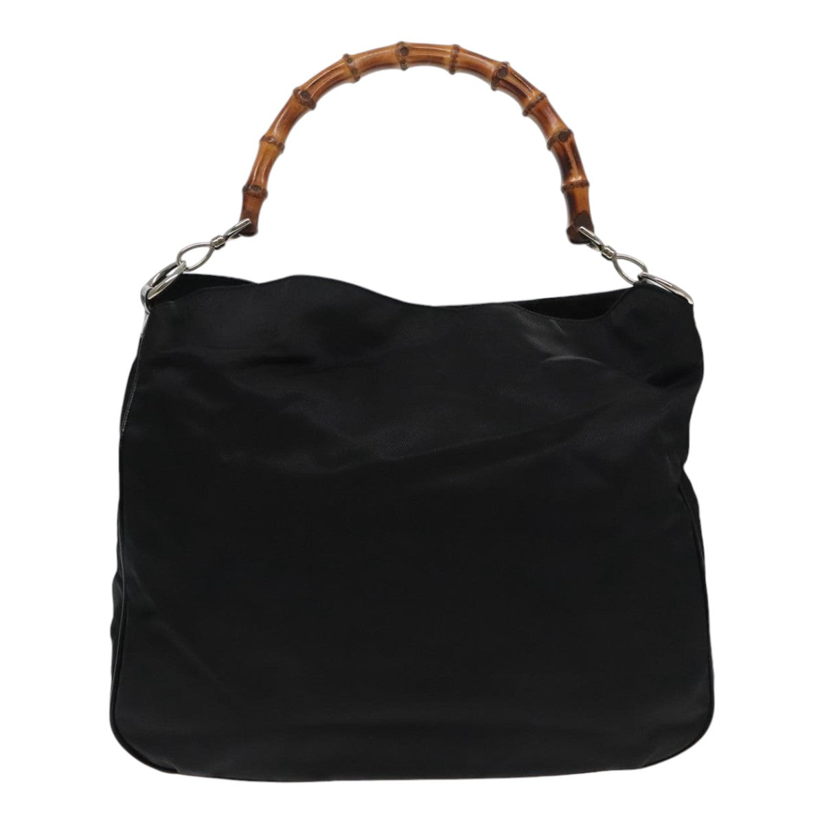 Gucci Bamboo Black Synthetic Handbag