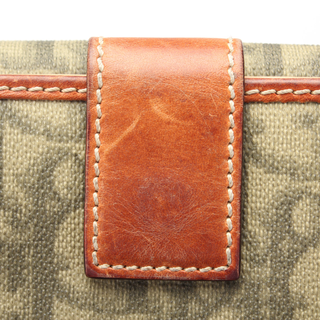 Oblique Canvas Compact Wallet