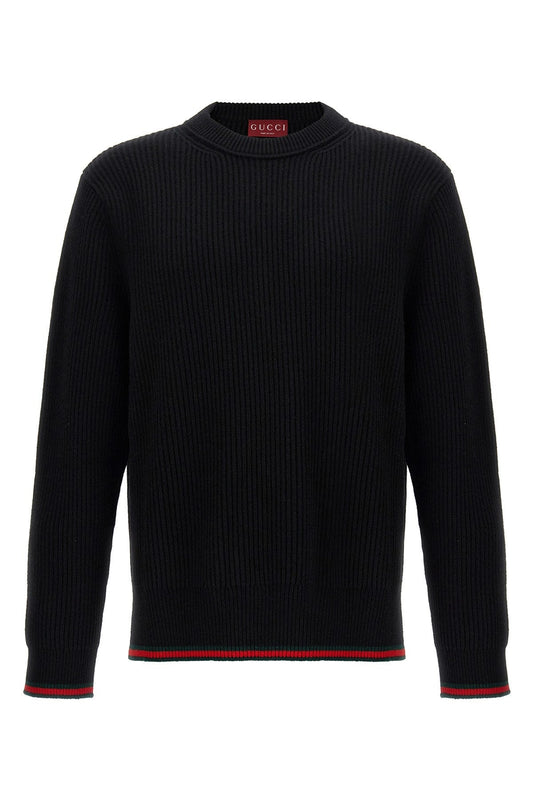 Gucci Men Web Tape Sweater