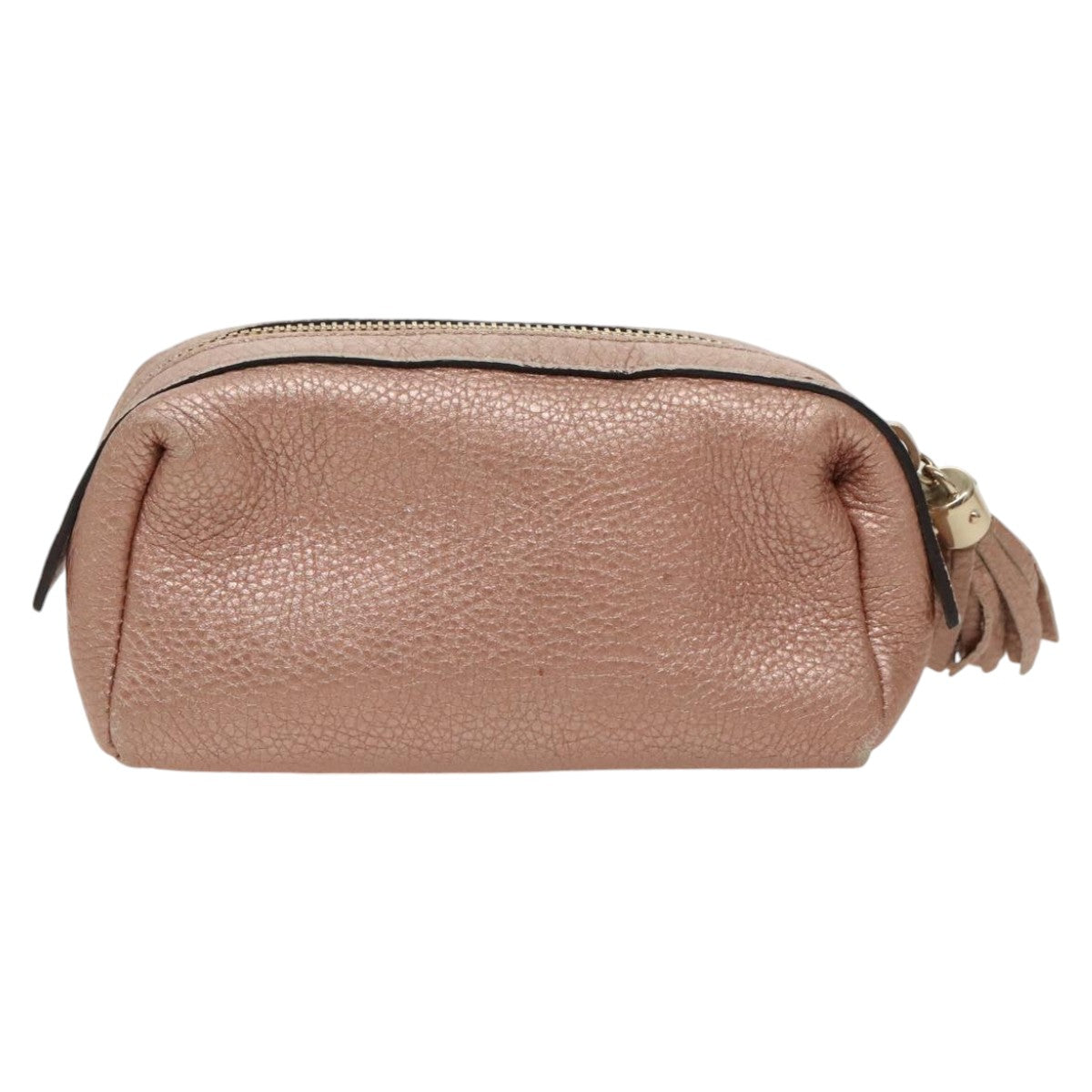 Gucci Soho Gold Leather Clutch Bag