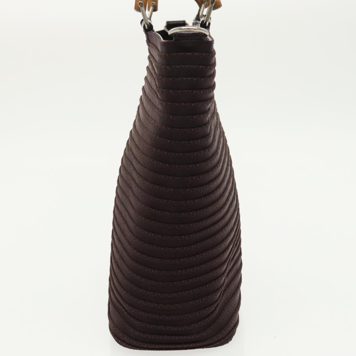 Gucci Bamboo Burgundy Synthetic Handbag