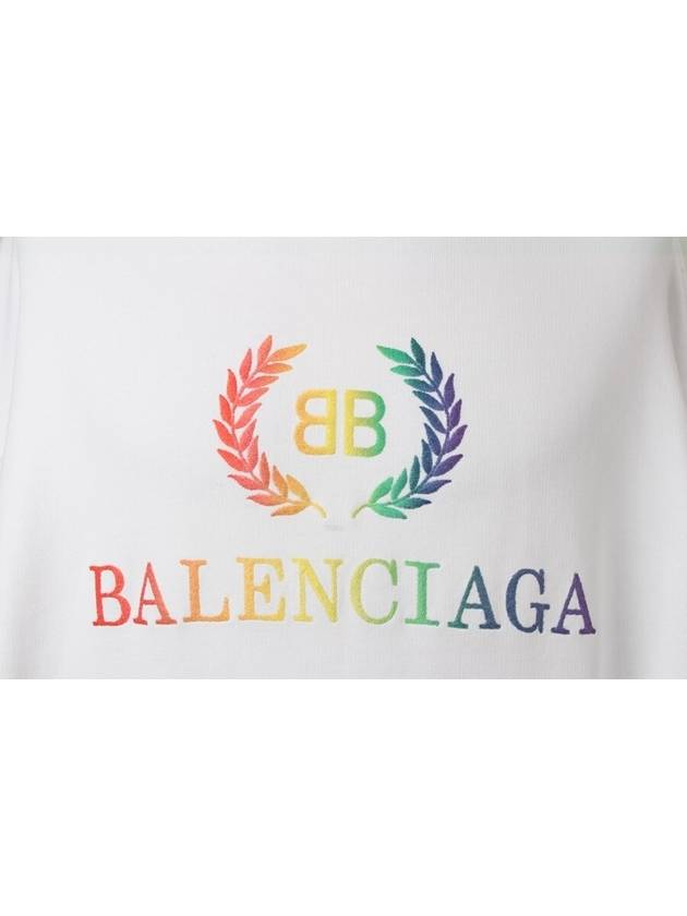 Luxury Balenciaga  Rainbow Laurel Hood M