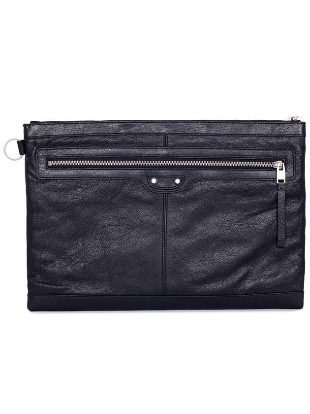 Luxury Balenciaga  Clip Large Clutch Bag Black