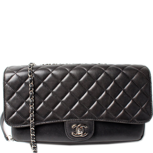 Chanel 4 Accordian Flap Lambskin 16M