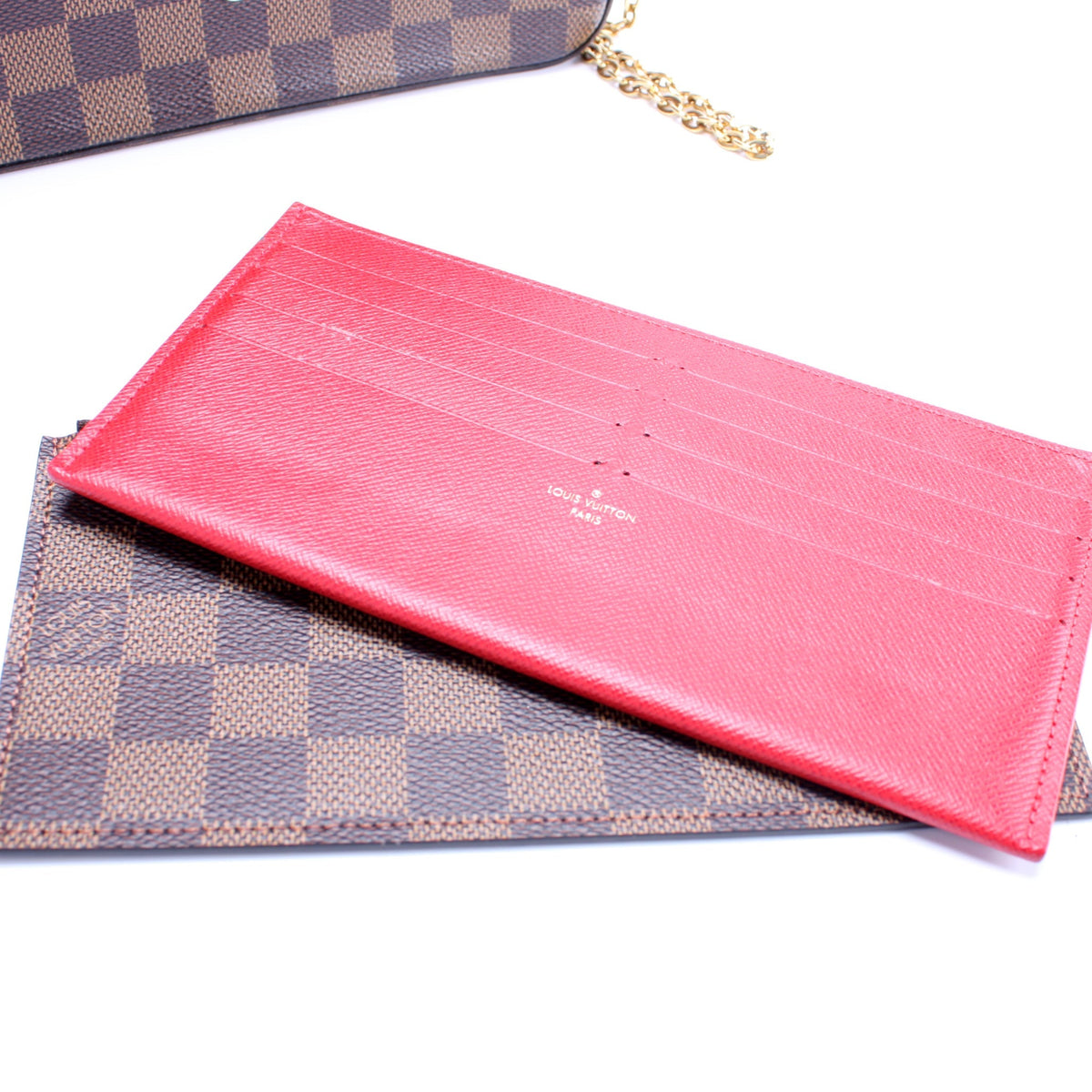 Pochette Felicie Damier Ebene