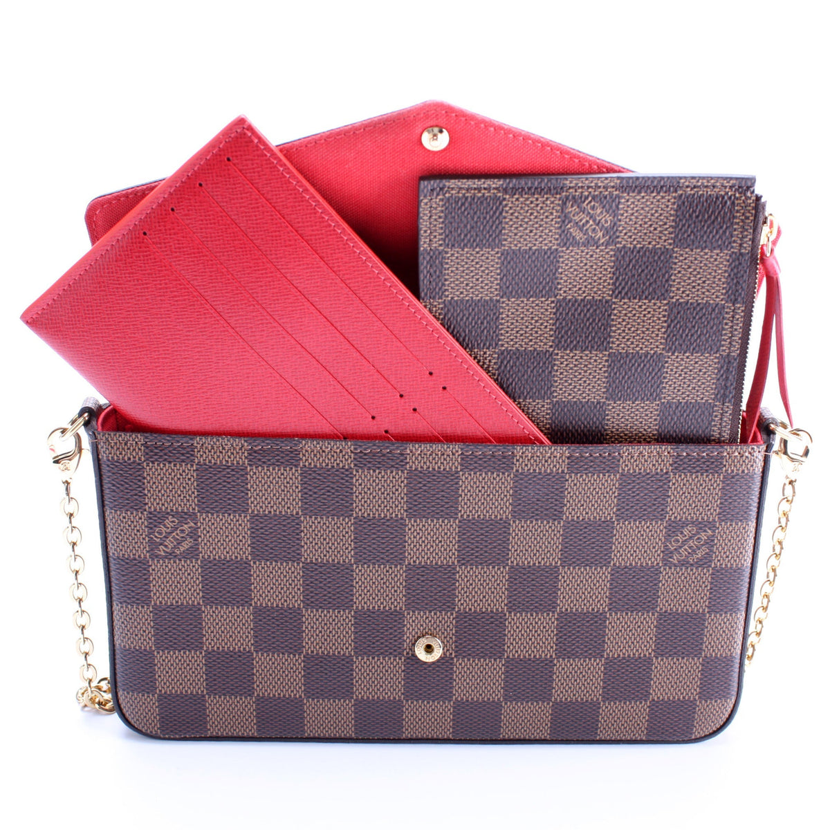 Pochette Felicie Damier Ebene