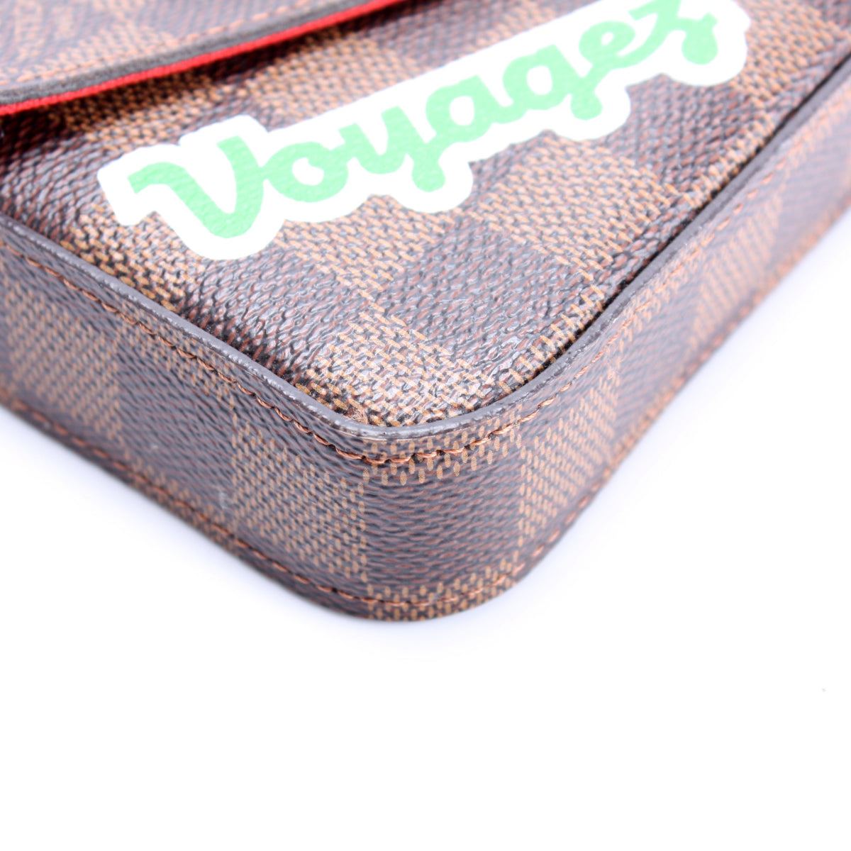 Pochette Felicie Damier Ebene Patches