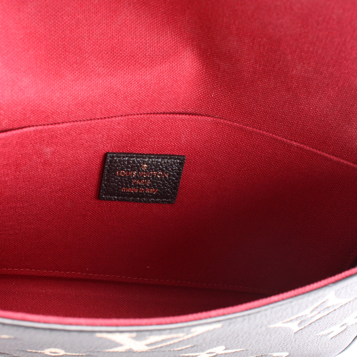 Pochette Felicie Bicolore Empreinte