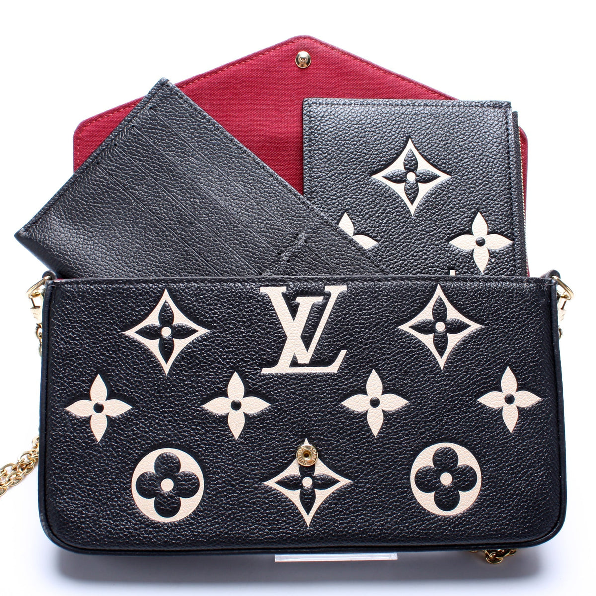 Pochette Felicie Bicolor Empreinte