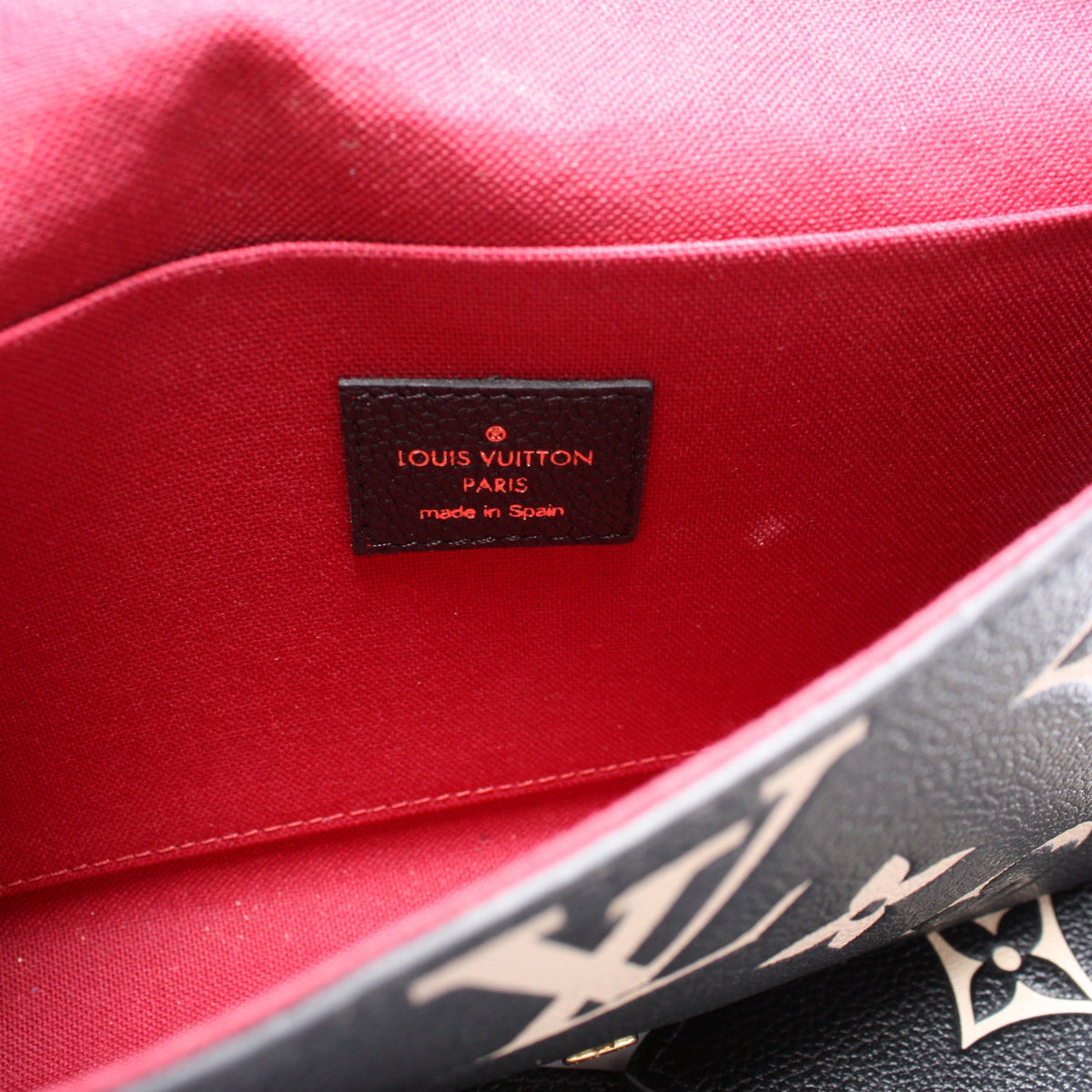 Pochette Felicie Bicolor Empreinte