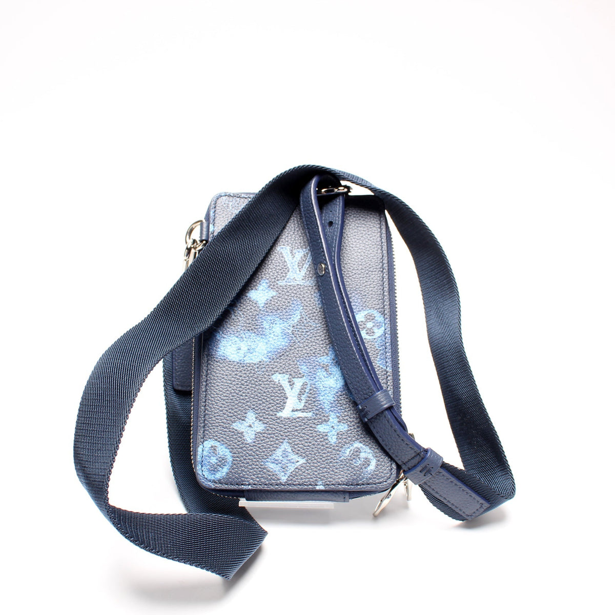 Phone Pouch Watercolor Ink Monogram
