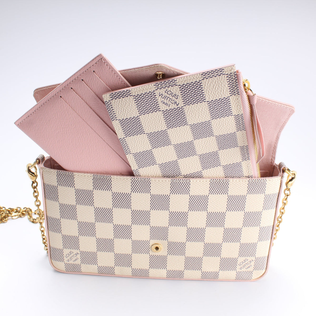 Pochette Felicie Damier Azur