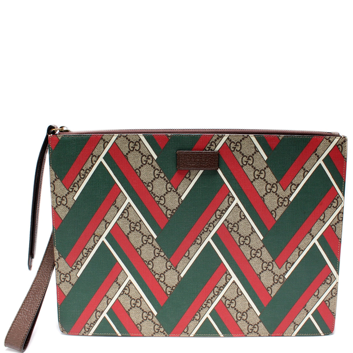 GG Supreme Chevron Pouch