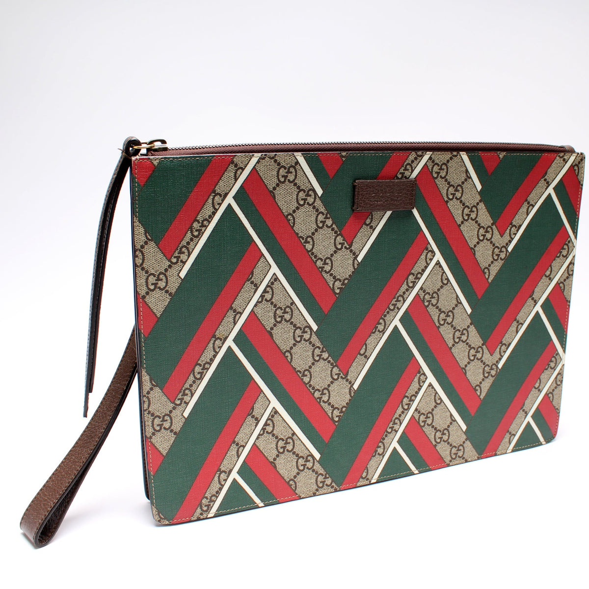 GG Supreme Chevron Pouch