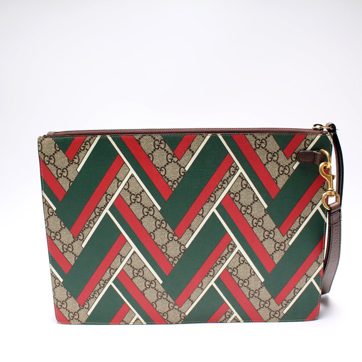 GG Supreme Chevron Pouch