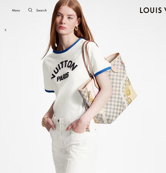 LB778 New Spring Collection - Nautical Neverfull MM / HIGHEST QUALITY VERSION