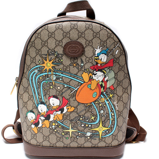 Gucci  Disney X Donald Duck GG Supreme Backpack Small