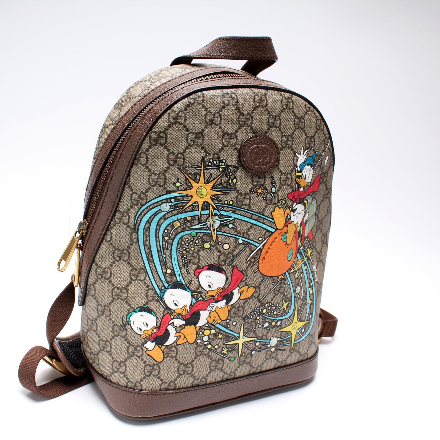 Gucci  Disney X Donald Duck GG Supreme Backpack Small