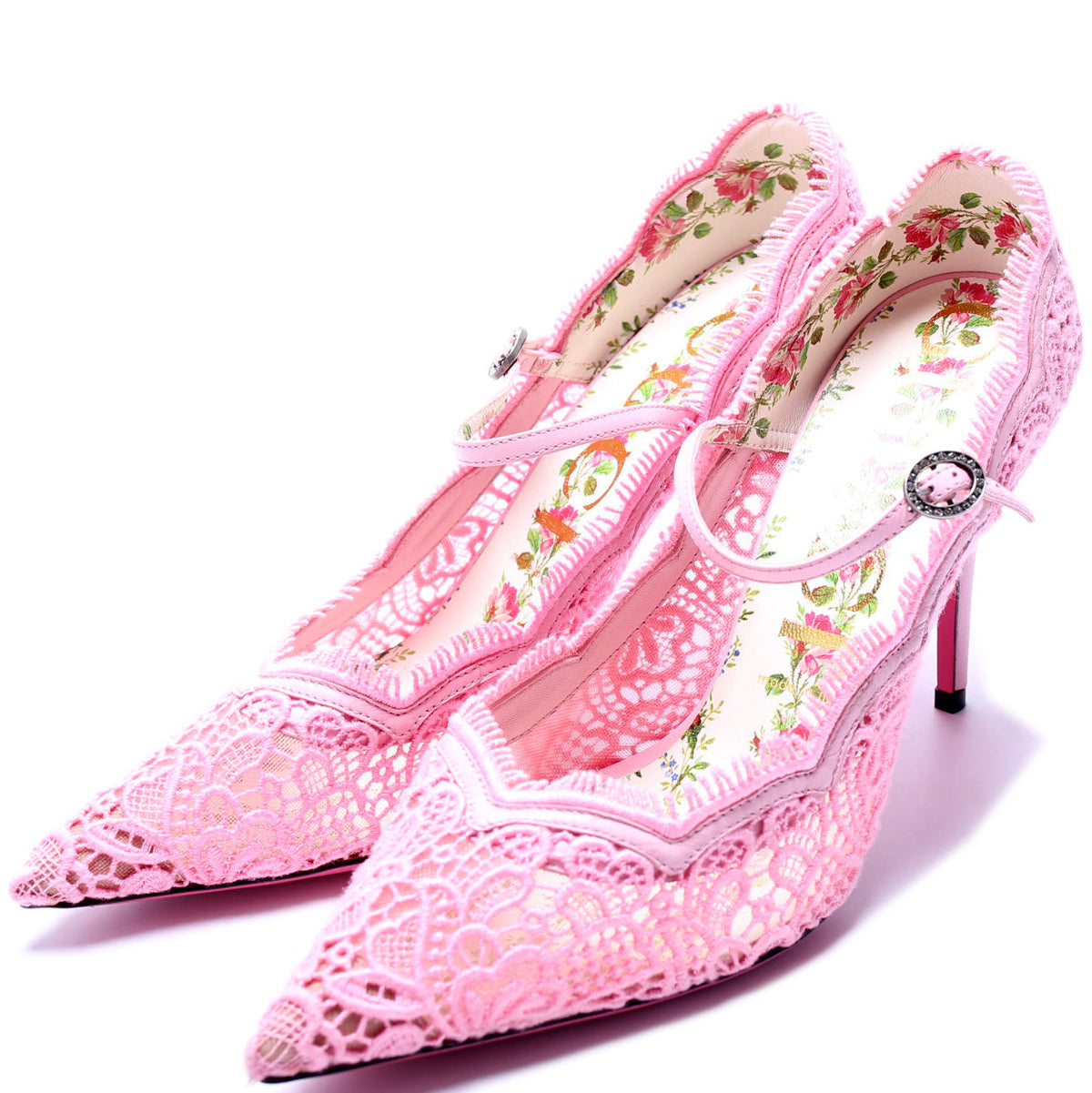 Virginia Lace Heels Size .